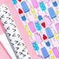 POPSICLE WRAPPING PAPER SHEET.