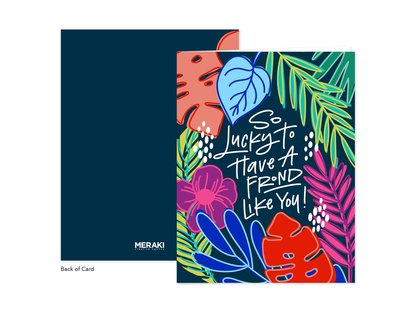 FROND LIKE YOU GREETING CARD.