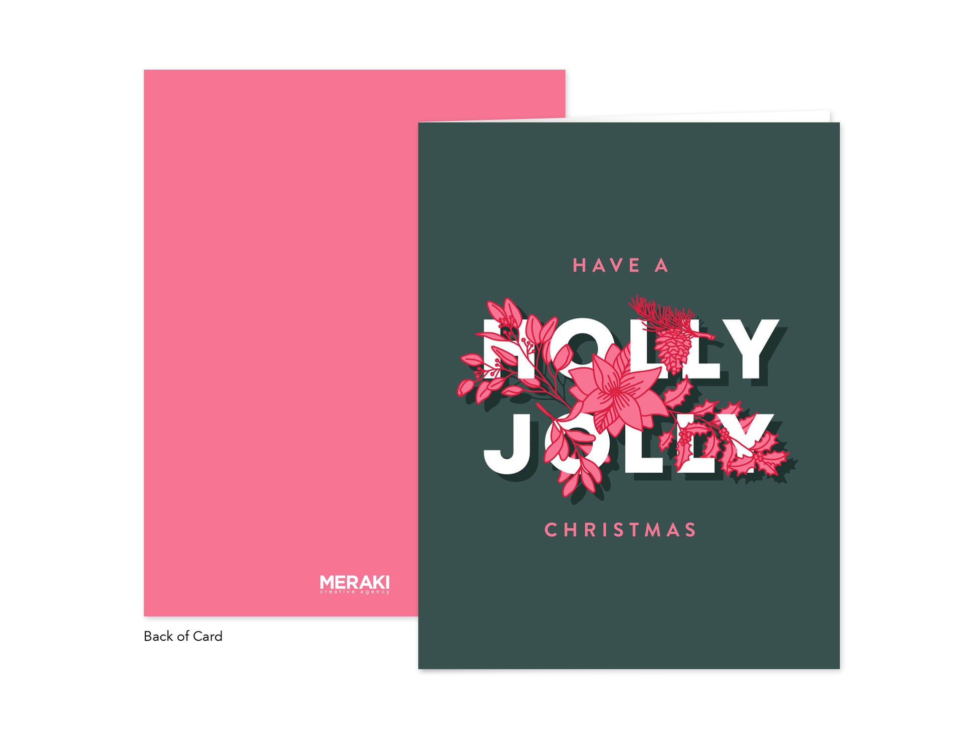 HOLLY JOLLY CHRISTMAS CARD.