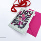 JOY AND LOVE FROM FAY GREETING CARD.